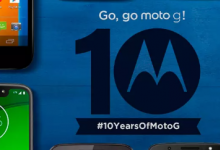 摩托罗拉MotoG庆祝成立10周年手机销量突破2亿部