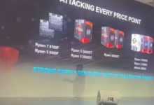 AMD为AM5平台准备Ryzen78700F和Ryzen58400F无iGPU桌面APU