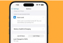 iOS18电池设置中显示充电器缓慢通知
