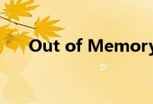 Out of Memory错误解析与解决方案