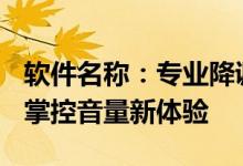 软件名称：专业降调处理软件——优化音质，掌控音量新体验