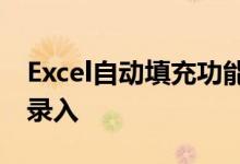 Excel自动填充功能详解：轻松实现数据高效录入