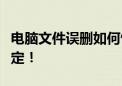 电脑文件误删如何恢复？操作指南助你轻松搞定！